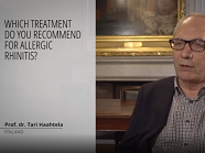 Which treatment do you recommend for allergic rhinitis?