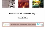 Who should we ablate and why?
