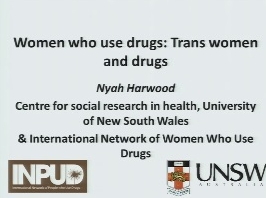 Femme transgenre et drogues - une problématique dans la lutte contre le VIH