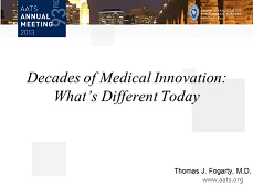 Travailler avec l'Industrie - Des décennies d'innovation médicale : qu'est ce qui est différent aujourd'hui?