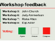 Workshop feedback