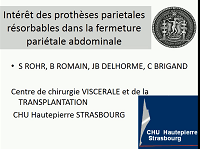 Y a-t-il une place pour les treillis résorbables ?