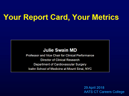Your Report Card, Your Metrics